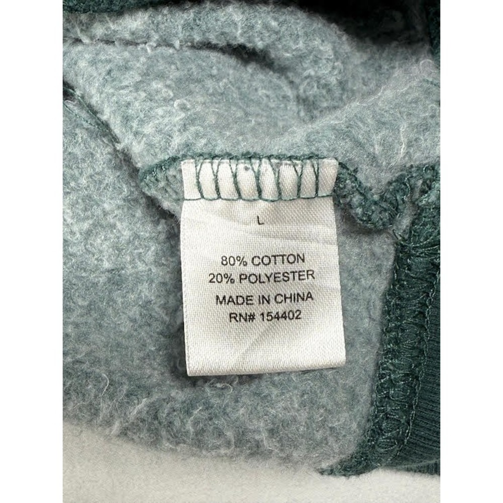 The Vinyl Icons Women's Green Def Leopard Crew Neck Sweatshirt Size Large - Picture 6 of 6